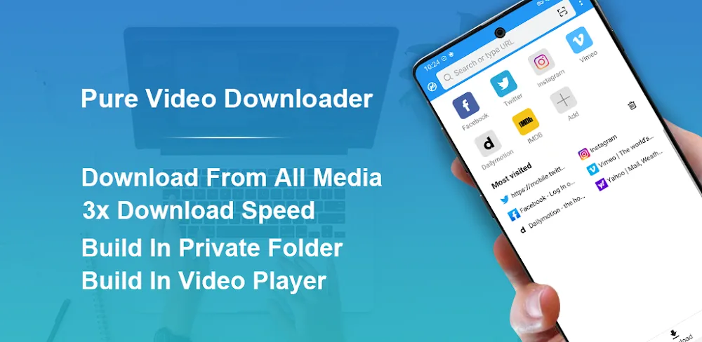 Pure Video Downloader Icon